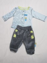 dirkje , jongens, baby pakje , blauw , 50 - 0 maand