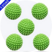 Wasdroger Ballen voor Wasmachine - Duurzame Wasbol - 5 Stuks Drogerballen - Wasballen - Droogballen - Wasbollen Wasverzachter   - Groen Faveur®