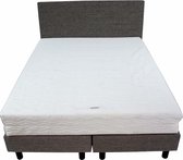 Bedworld Boxspring 120x200 - Medium - Waterafstotend grof - Antraciet (P96)