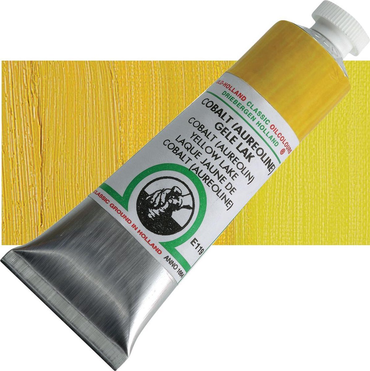 Old Holland Hoge Kwaliteit Olieverf 40 ml - Cobalt (Aureoline) Gele Lak (E119)