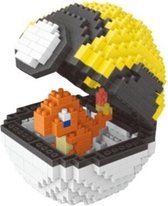 Charmander Pokeball / blocks - Pokemon - 417 Stuks Charmander - Mini Bouwstenen - 3D Puzzel - Nano block