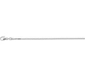 YO&NO - Ketting - Zilver -  Venetiaans - 1,3 mm - 80cm - Gerhodineerd - Zilver 925