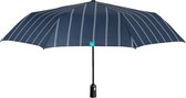 paraplu automatisch heren 98 cm microvezel blauw