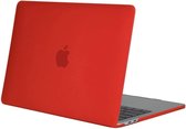 Selwo™ Hoes compatibel met MacBook Pro 13 2020-2016 release M1 A2338 A2289 A2251 A2159 A1989 A1706 A1708 - plastic harde schaal compatibel met MacBook Pro 13 inch met/zonder Touch Bar, rood
