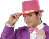hoge hoed heren vilt roze one-size