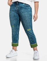 SAMOON Betty Jeans met omgeslagen zoom