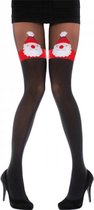 Pretty Polly Santa Mock Hold Ups Panty - One Size - Eur 36 tot 42 - Zwart/Mix - AWD1