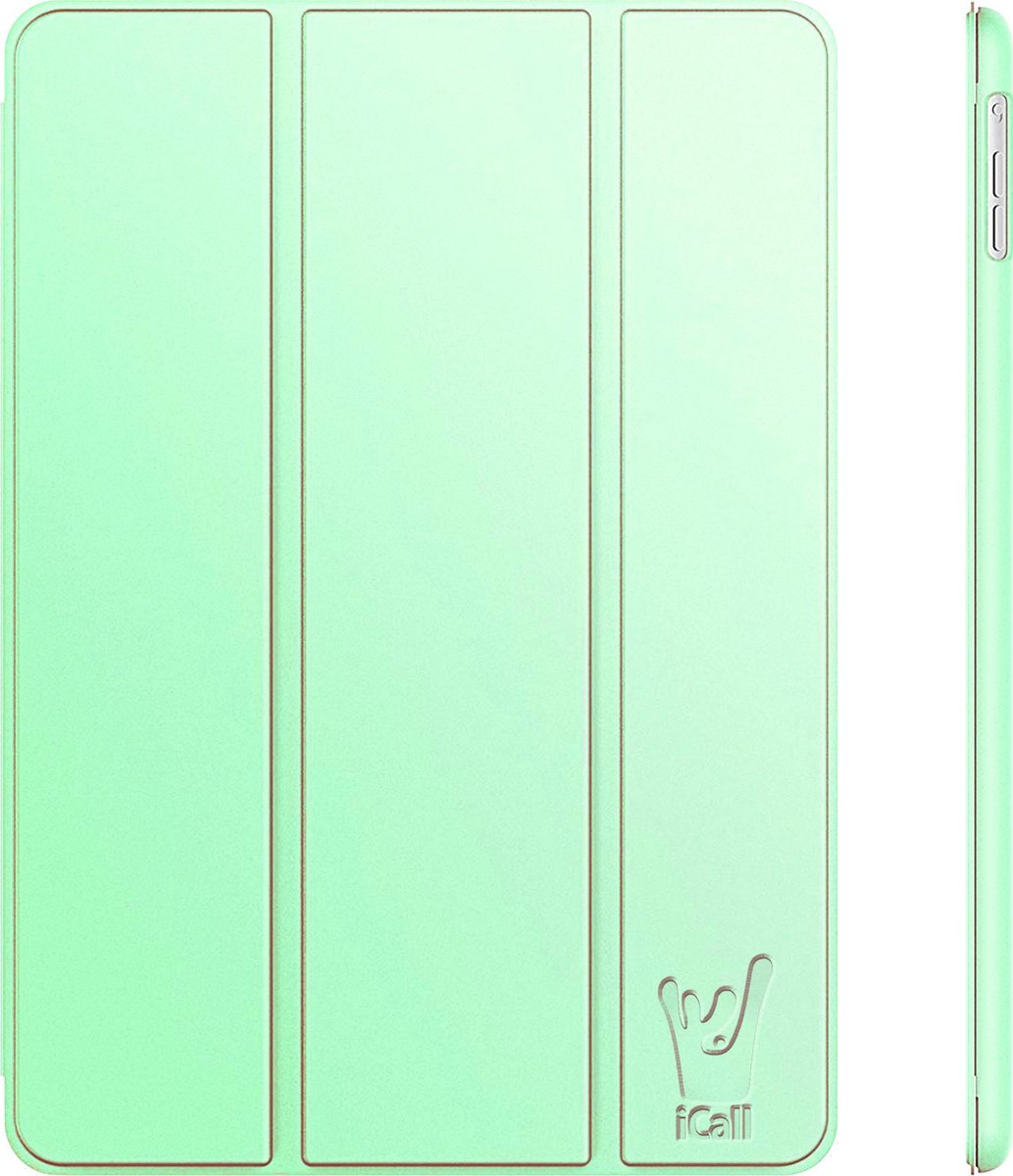 Hoes geschikt voor iPad 2020 / 2019 10.2 inch - Book Case Groen - Trifold