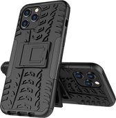 Hoesje geschikt voor iPhone 12 Pro Max - Schokbestendige Back Cover - Zwart