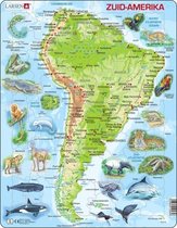 legpuzzel Maxi Zuid-Amerika junior karton 65 stukjes