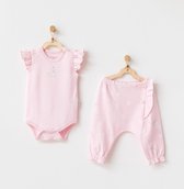 Baby Kleding Meisje Rompertjes Broekje Set 80/86 - Newborn Kleding - Kraamcadeau - Babycadeau - Geboorte Cadeau - Babyshower - Baby Kleertjes - Baby Romper - Babykleding - Babykleertjes