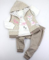 kledingsetje-baby-meisje-3-delig- baby outfit- met capuchon