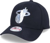 MITCHELL & NESS Miami Heat Special edition Cyber Red Snapback Black Adjustable - Mitchell & Ness