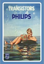 Wandbord Nostalgie - Philips Transistors Radio