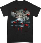 IT Chapter 2 Pennywise Balloon Poster Zwart T-Shirt - XXL