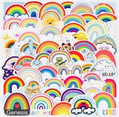 Rainbow stickers || Rainbow stickers Mix|| 25 stuks stickers || Waterproof|| stickers ||vinyl graffiti stickers|| VSCO stickers||muurstickers||koffer stickers||Laptop stickers