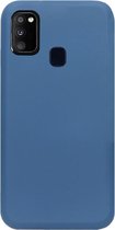 ADEL Premium Siliconen Back Cover Softcase Hoesje Geschikt voor Samsung Galaxy M30s/ M21 - Blauw