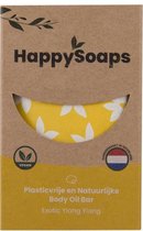 HappySoaps | Body Oil Bar | Exotic Ylang Ylang | 70gr | 100% Plasticvrij en Natuurlijk
