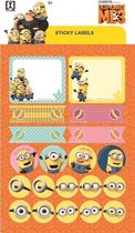 stickervel Minions junior 19 x 11 cm papier geel