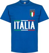 Italië Squadra Azzurra Team T-Shirt - Blauw - M