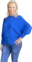 Dames trui -Kobalt blauw-one size