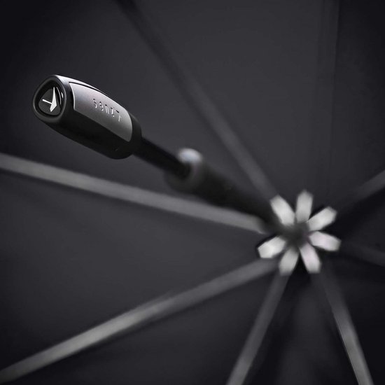 Senz Parapluie / Parapluie Tempête Pliable - Parapluie Storm Bâton XXL - Zwart