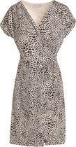 Cassis - Female - Jurk met luipaardprint  - Beige