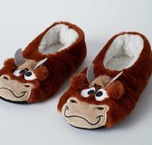 Woody sloefen - bruin - koe - 212-1-WSE-C/020 - maat 33/34