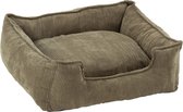 J-Line Hondenbed Ribfluweel Kaki Groen Large