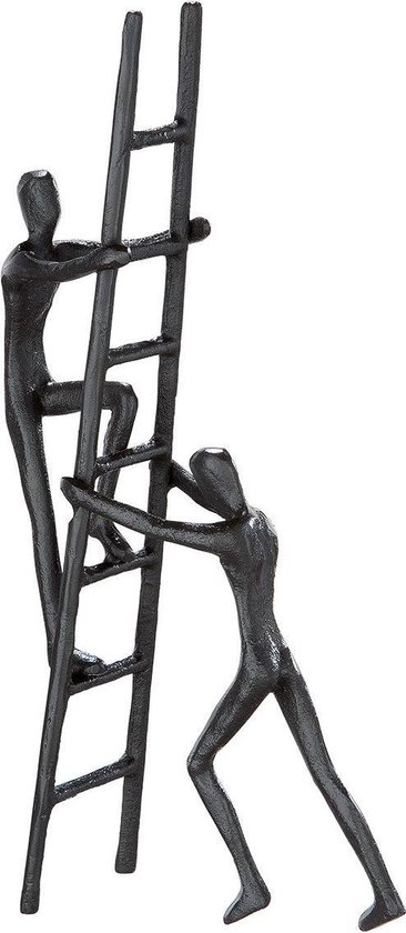 Gilde Handwerk - Sculptuur - 'samenwerken' - ijzer - Beeld - Zwart - Gilde handwerk
