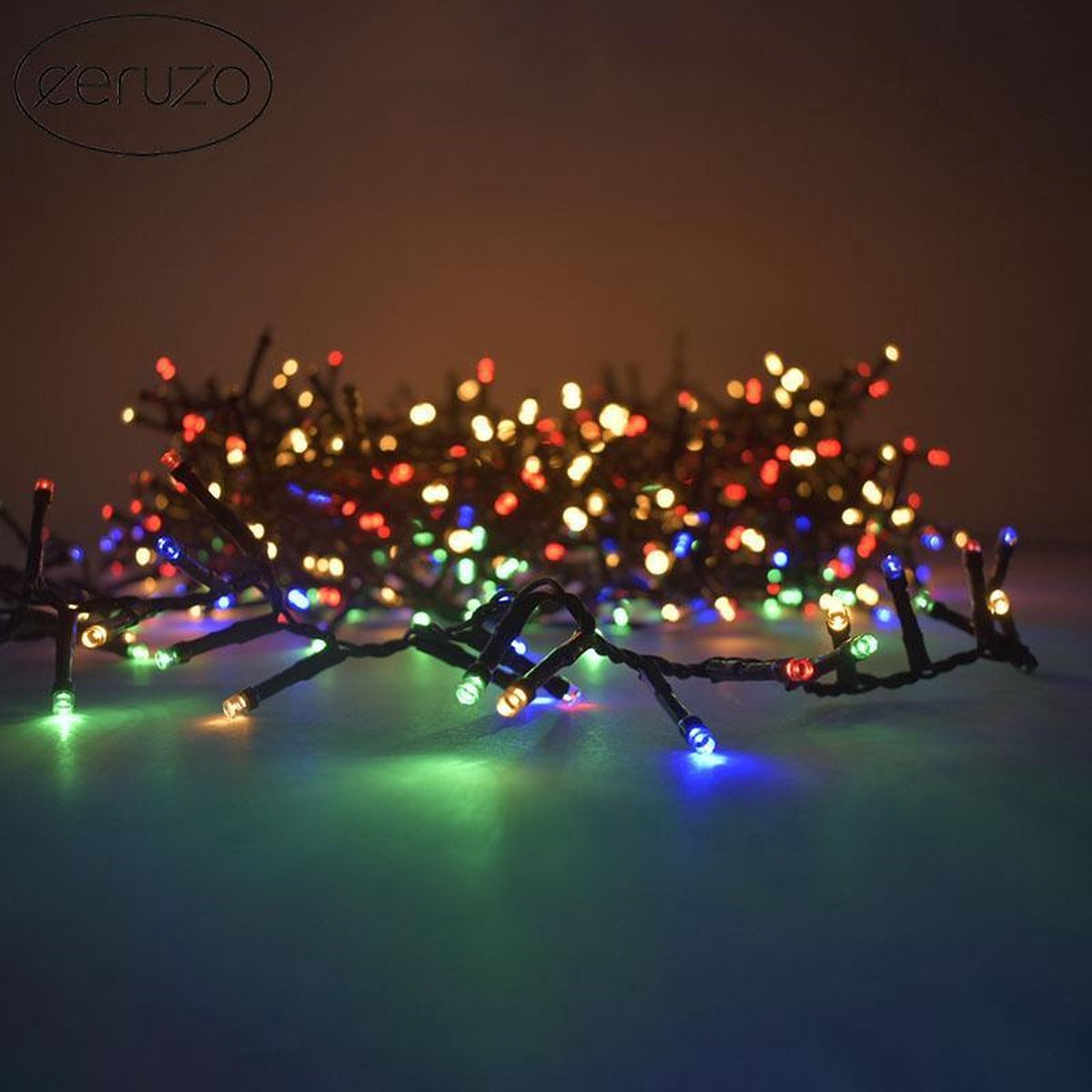 Ceruzo Gekleurde Kerstverlichting - Micro Cluster - 1000 LED - 20 meter - 8 Lichtfuncties + Geheugen - multicolor – foto 3