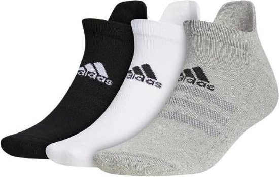 Adidas Golf Socks Cheville Hommes Polyester Grijs 3 Paires Taille 48-51