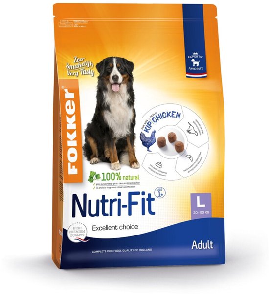 3x Fokker Dog Nutri-Fit L 2,5 kg