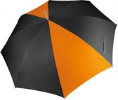 Golfparaplu - Automatisch - Ø 100 cm - Zwart/oranje