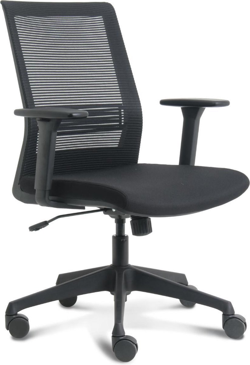 Office Hero® Prince Ergonomische Bureaustoel - Bureaustoelen voor Volwassenen - Gemonteerd geleverd - Zwart