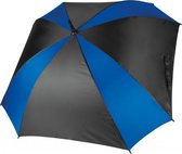 Vierkante paraplu - Handmatig - Ø 105 cm - Zwart/blauw