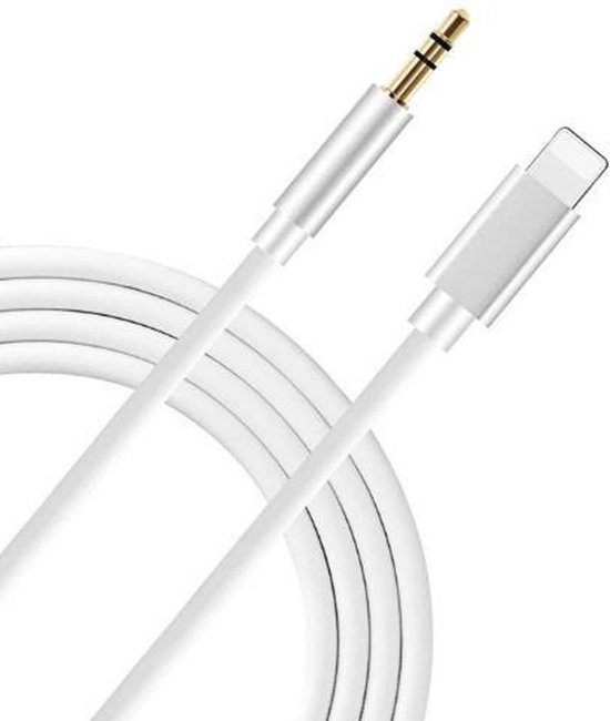 Luiheid Makkelijk te gebeuren Product HMerch™ AUX Kabel voor iPhone – iPhone Lightning - Auto - Headphone Jack -  Apple - 1... | bol.com