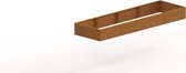 MySteel Cortenstaal plantenbak Texas xxl 4000x1200   - Hoogte: 400mm