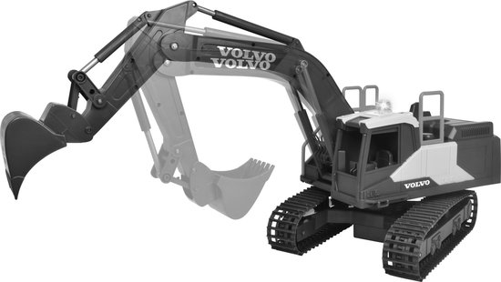 Dickie Toys RC Volvo Graafmachine - Vanaf 3 jaar - Licht en geluid - Bestuurbaar