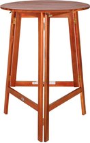 Nancy's Stevensville Statafel - Tafel - Balkon - Opvouwbaar - Acaciahout - Ø 78 cm