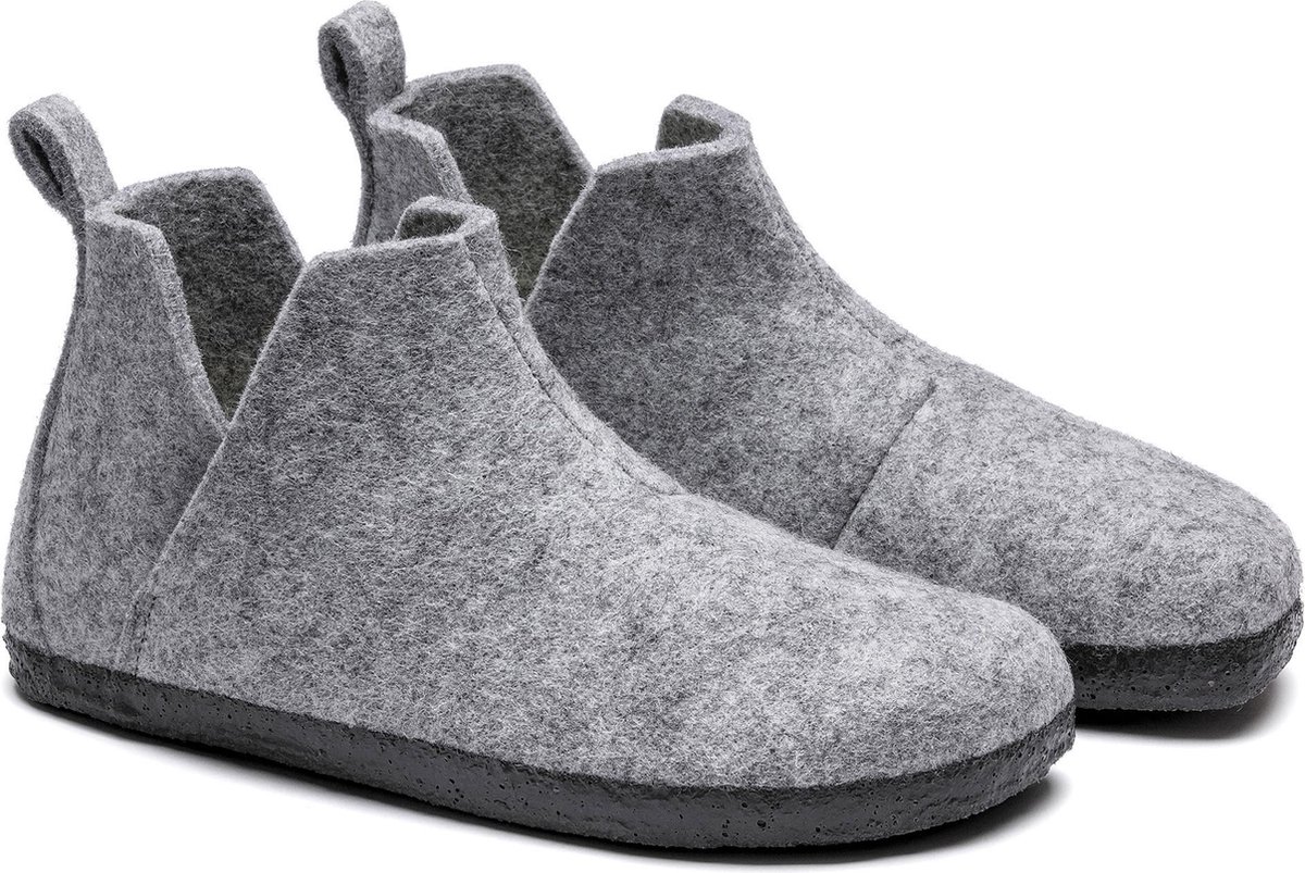 Birkenstock Andermatt Shearling Pantoffel Senior Grijs