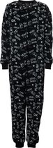 Outfitter jongens onesie fleece | MAAT 176 | Game | zwart