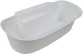Hangende afvalmand TIMO - Keuken Afvalbakje - Wit - Kunststof - 30.5 x 17.5 x 9.5 cm - 2.2 liter