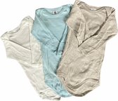 Petit Bateau | Blauw | Grijs | Wit | Multipack | Rompertje | Maat 86