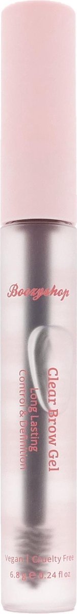Boozyshop ® Clear Brow Gel – Transparante Wenkbrauwgel – Houdt Wenkbrauwen in Model – Verrijkt met Vitamine E – Voor Nette of Fluffy Brows