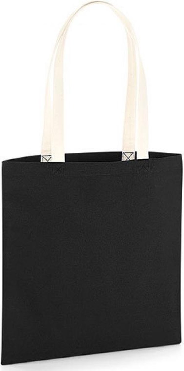 EarthAware® Organic Bag for Life - Contrast Handles (Zwart)
