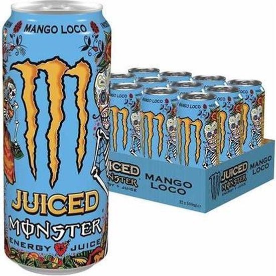 Monster Energy | Juiced Mango Loco - 12 x 500 ml. - Monster Energy