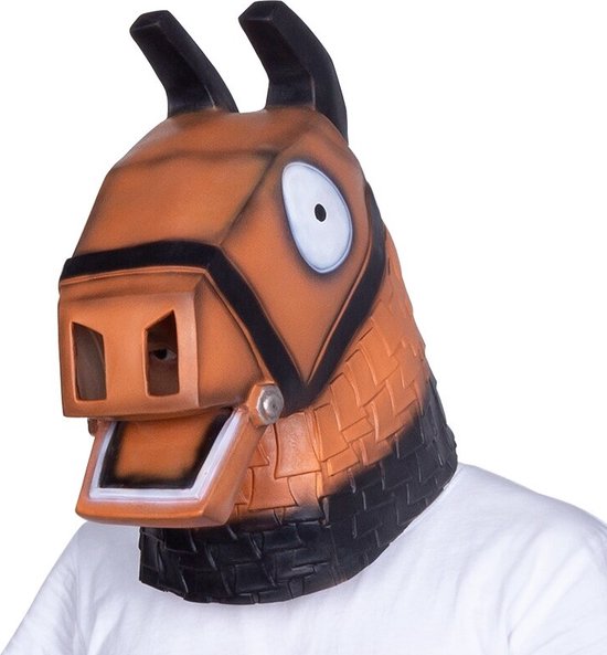 Foto: Loot llama masker fortnite bruin
