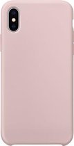 Geschikt voor: iPhone XS Siliconen Back Cover - pink sand