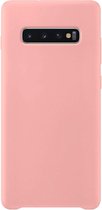 Samsung Galaxy S10 Siliconen Back Cover – Pink sand